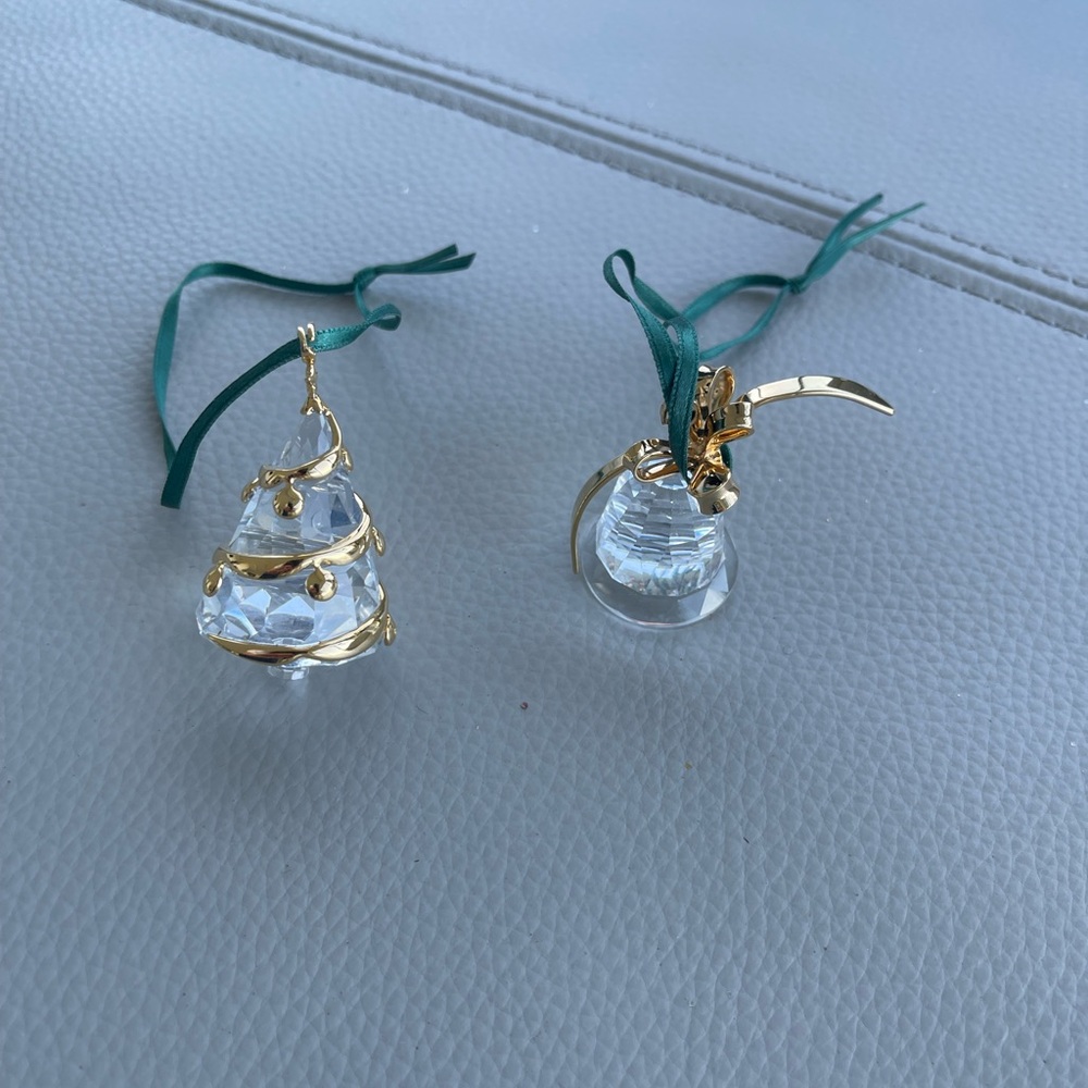 Swarovski Christmas Ornaments (2) 🎄